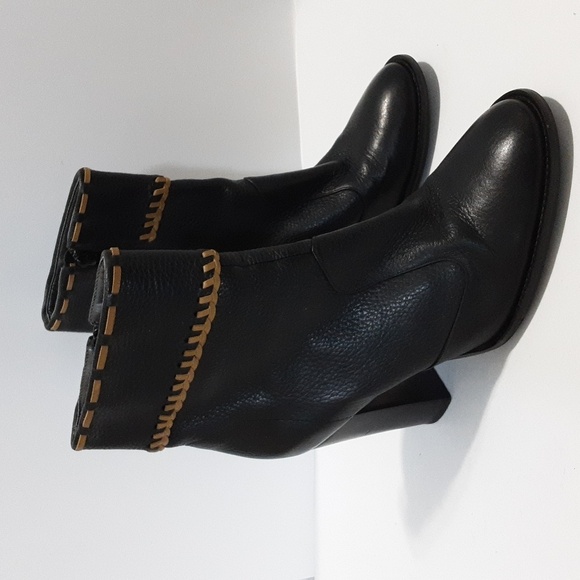 Carlos by Carlos Santana equal women leather boots black 8.5M festival boho Y2K - Picture 13 of 13